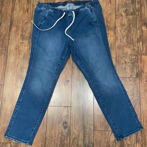 Torrid drawstring jean boyfriend fit size 2